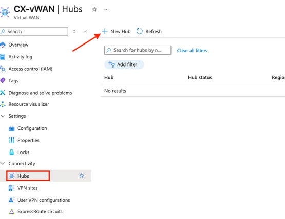 Create VWAN Hub