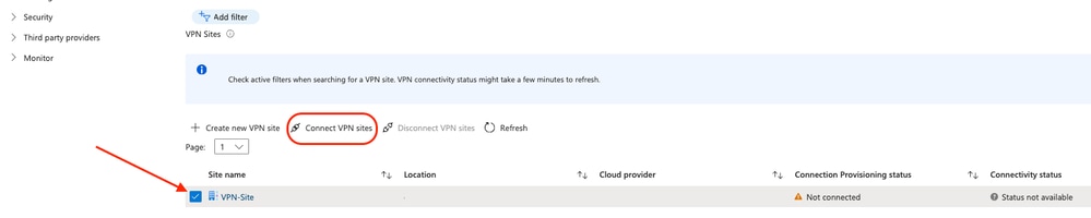 Check the Box for VPN Site