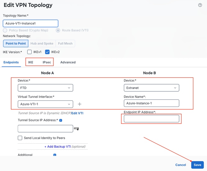 Configure Second Instance VPN Topology