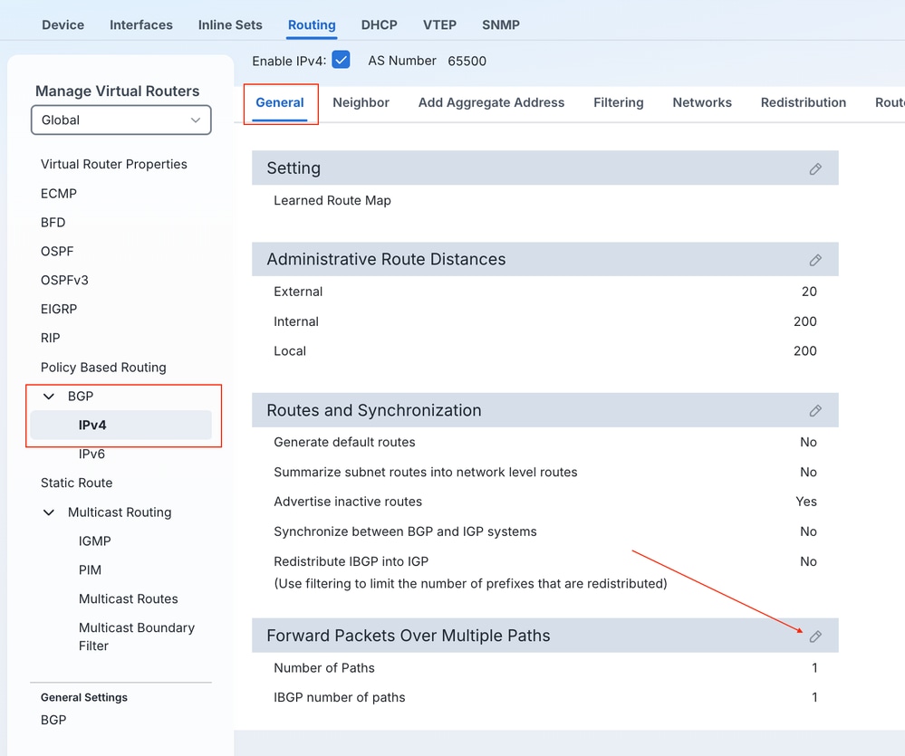 Configure BGP Multi-path
