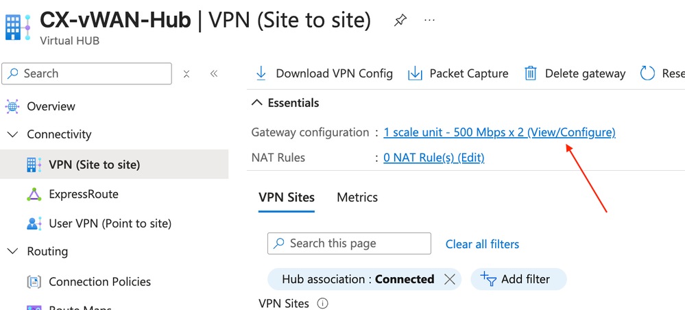Access Gateway Configuration Hyperlink