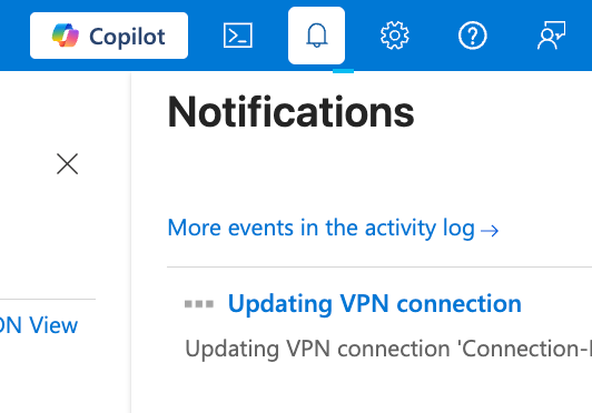 Azure Update Task Commencement Notification
