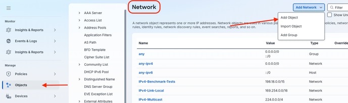 Create New Fully Qualified Domain Name Network Object
