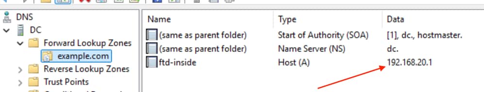Windows Server DNS A Record Configuration