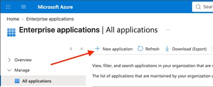 Select New Application Within Enterprise Applications
