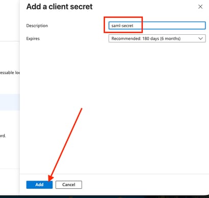Provide Description For Client Secret