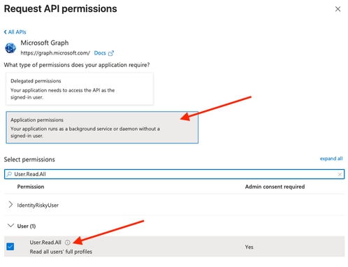 Grant Application Read All Permissions