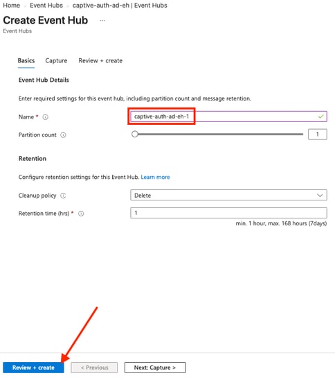 Assign Name To Event Hub Instance