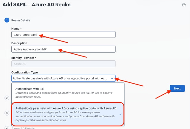 Configure Azure AD Realm Settings