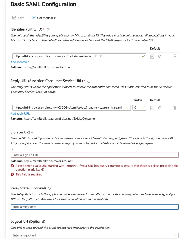 Basic SAML Configuration Extraction