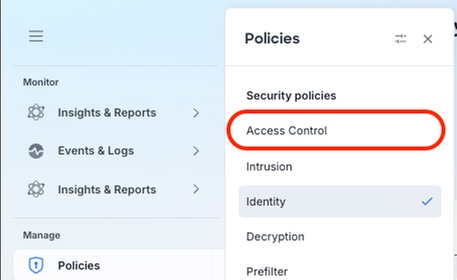 Access Control Policy Configuration
