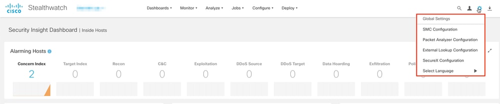 Secure Network Analytics Manager - External Authentication LDAPS - Settings