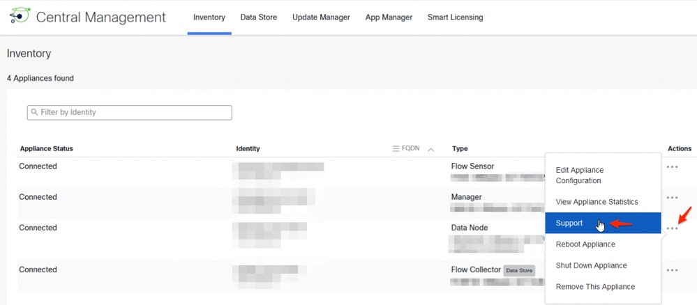 Cisco SNA Manager - Download Diag Pack