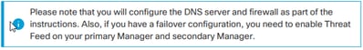 Note regarding failover