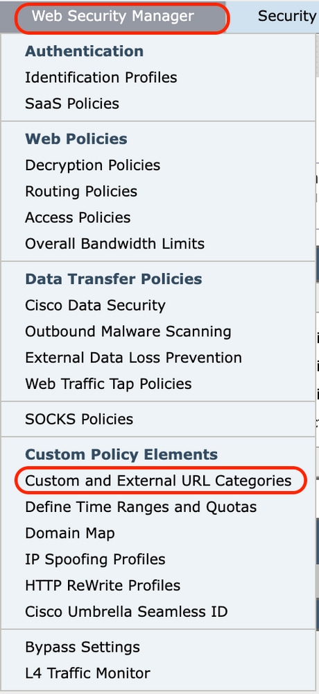 image- Select custom Category in GUI
