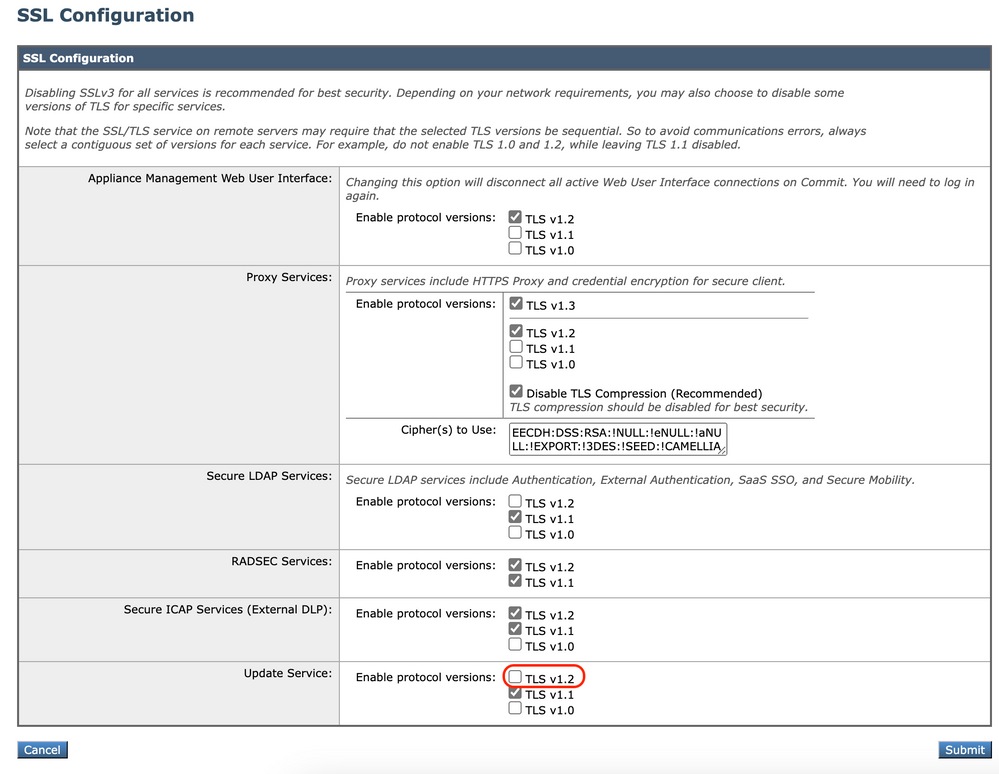 Image - Update Service TLSv1.2