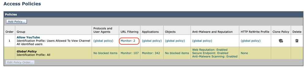 Configure Access Policy
