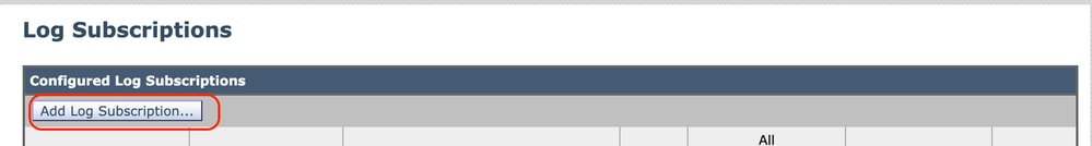 Image - Choose Add Log Subscription