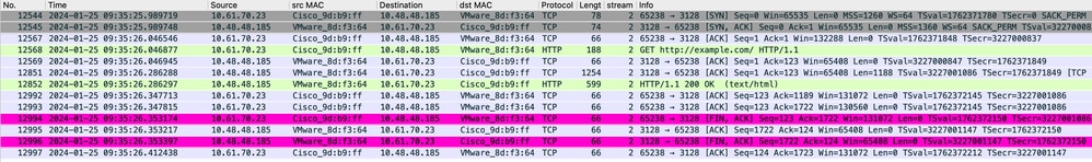 Image-Client到SWA，HTTP顯式模式