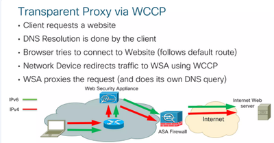 Transparent Proxy Packet Flow