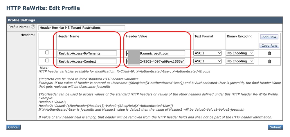Image - Add HTTP ReWrite Profile