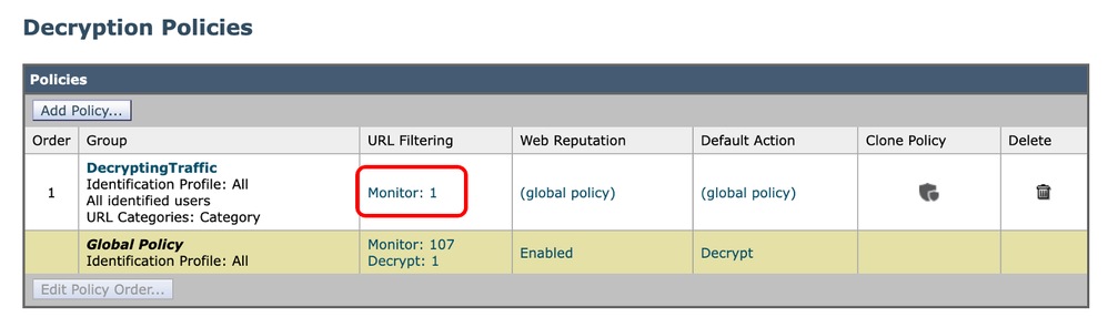 Image - Select the URL Filtering