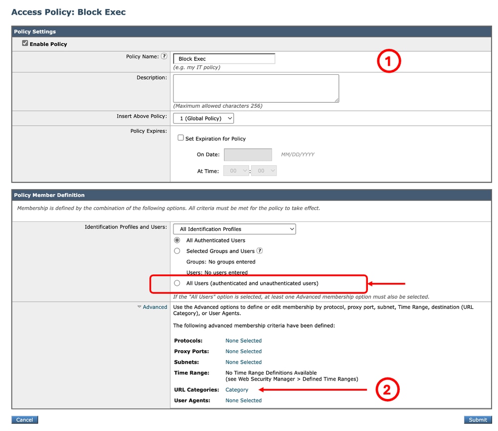 Image - Access Policy