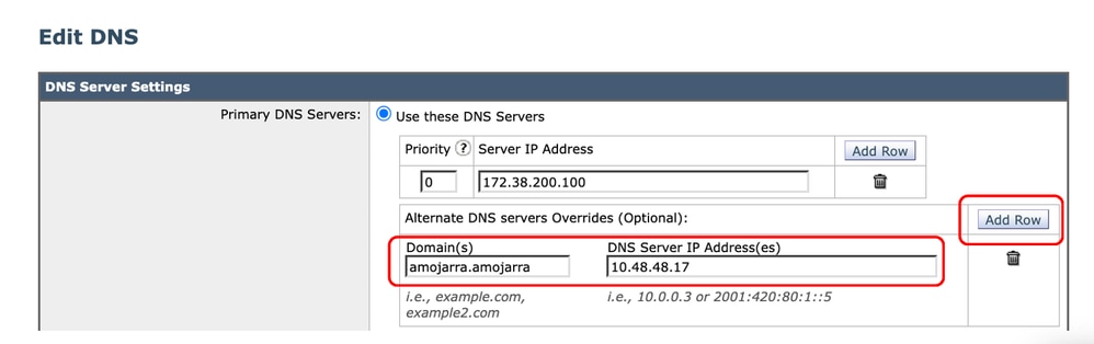 Image - Add Alternate DNS Servers