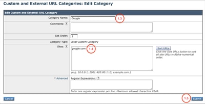Edit Category - Google