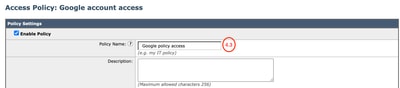 Enable Policy