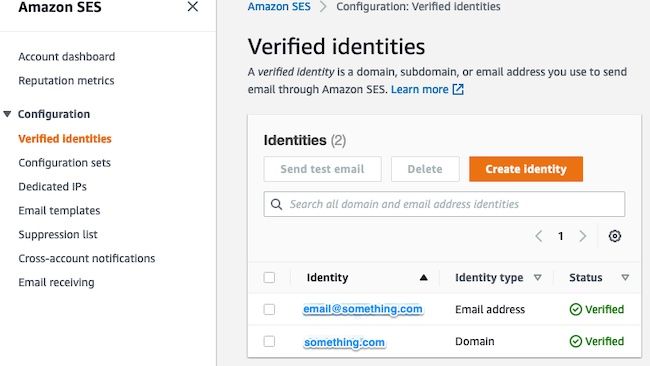 AWS_Simple_Email_Service_Verified_identities