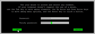 Parameter screen with the additional option