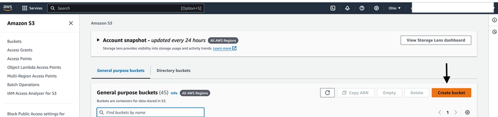 AWS-S3 - Create Bucket