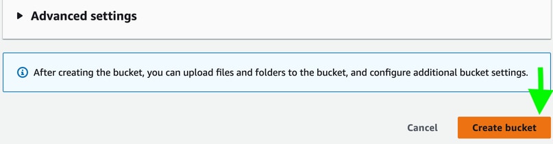 AWS - Advanced Settings
