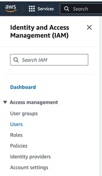 Navigate to Users