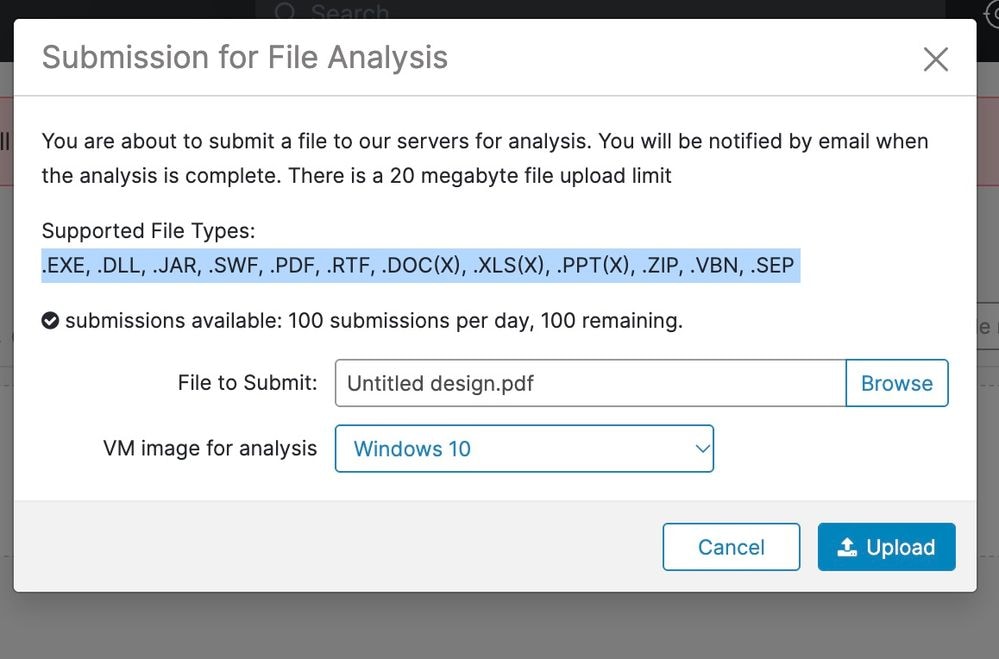 Submit File