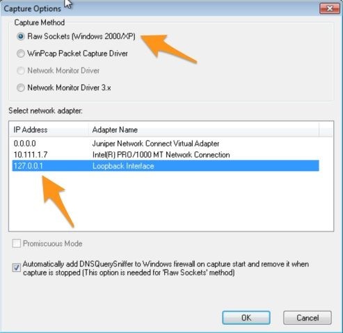 DNS Query Sniffer - Method One