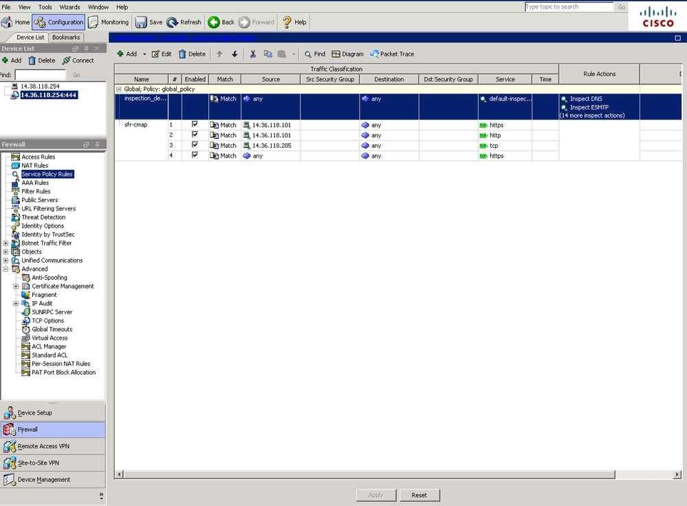 ASDM Interface