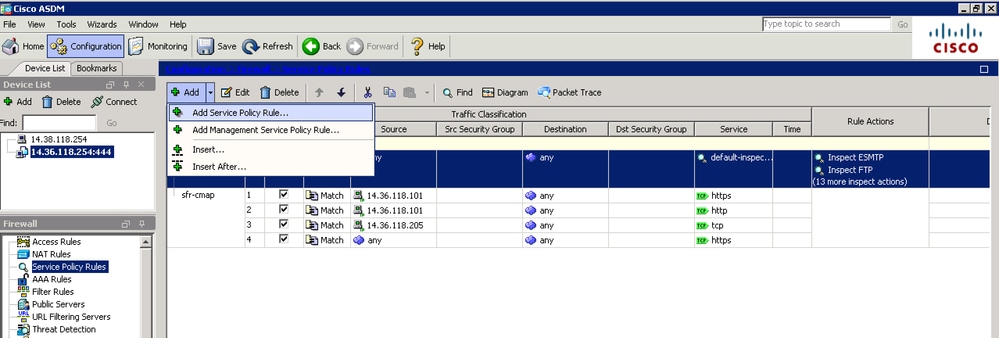ASDM Configuration