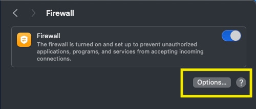 Resolve MacOS Secure Client/Umbrella Protection Issues - Firewall options