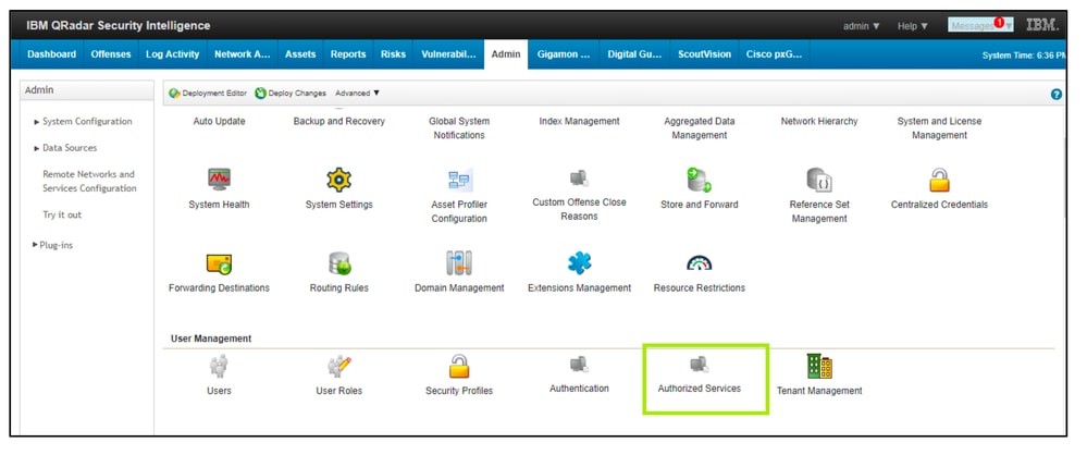 Configure the Cloud Security App for IBM QRadar - IBM QRadar security intelligence