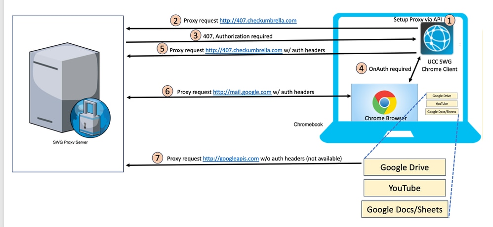 Diagram for Chrome and Umbrella
