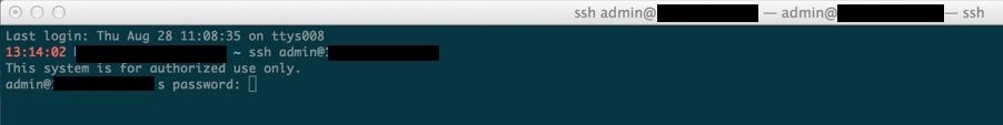 SSH into the Check Point Appliance as an Admin