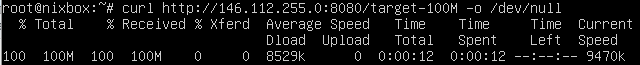 Speed Test Example