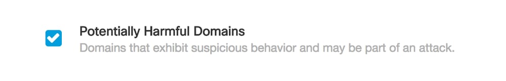 Potentially Harmful Domains