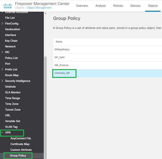 Select Group Policy