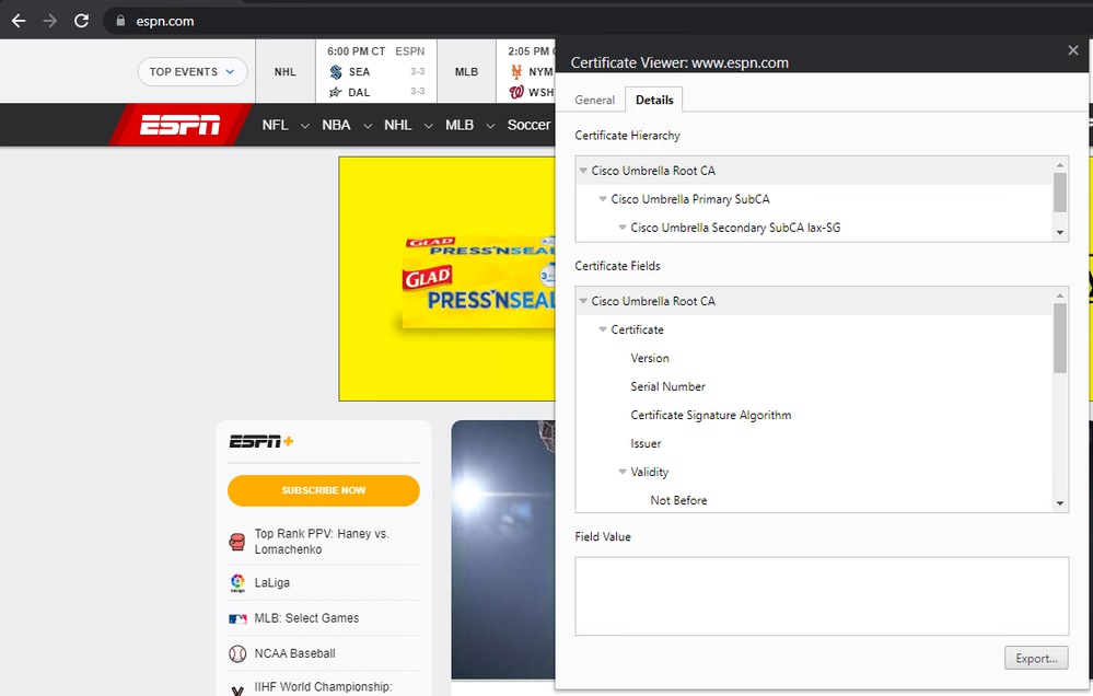 Example of Other Site