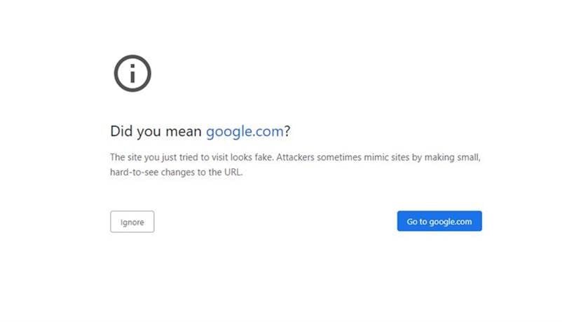 Umbrella redirection URL warning page