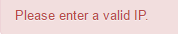 Umbrella Dashboard Error Please Enter a Valid IP