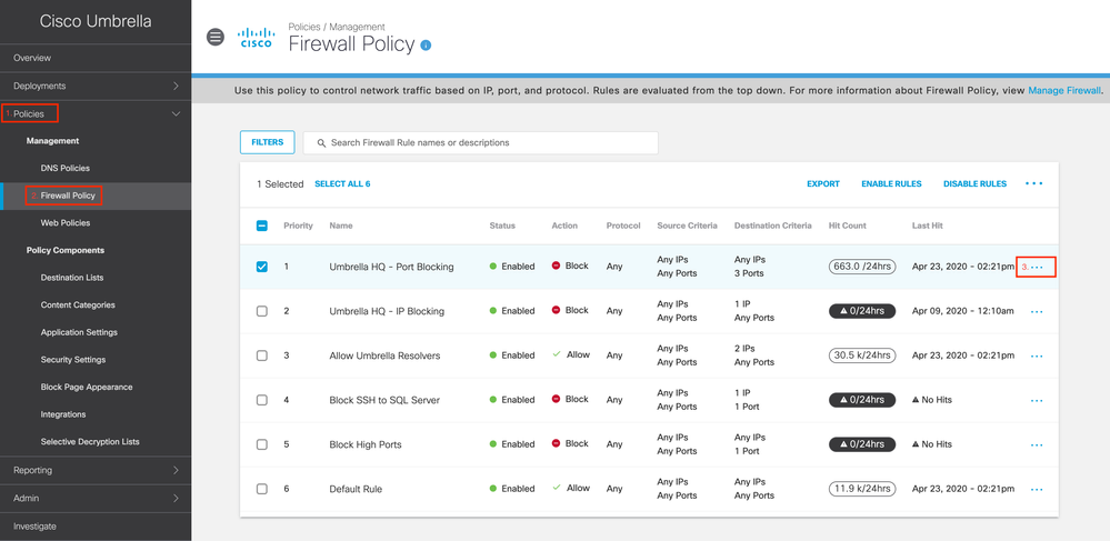 Enable Reporting on the Dashboard